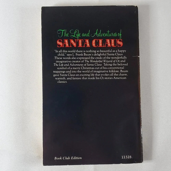 The Life And Adventures Of Santa Claus  by L. Frank Baum vintage paperback - Picture 6 of 9